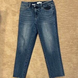 VERVET BY FLYING MONKEY Dark Blue Ankle Jeans